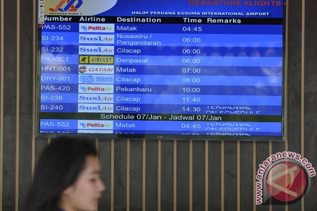 Arus mudik mulai terasa di Bandara Halim Perdanakusuma