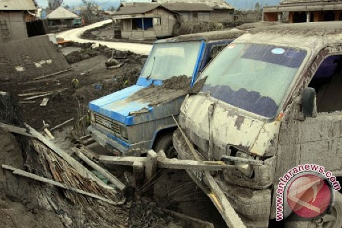 KPU: 59 TPS tersapu erupsi Gunung Sinabung