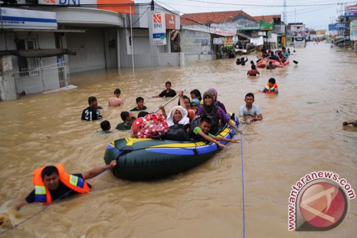 Ratusan rumah di pantura Subang kebanjiran