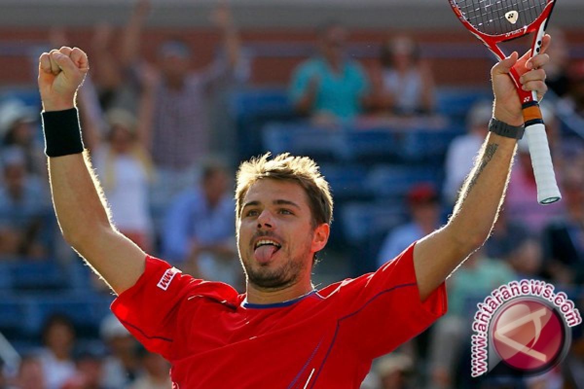 Wawrinka singkirkan Djokovic dari Australia Terbuka 