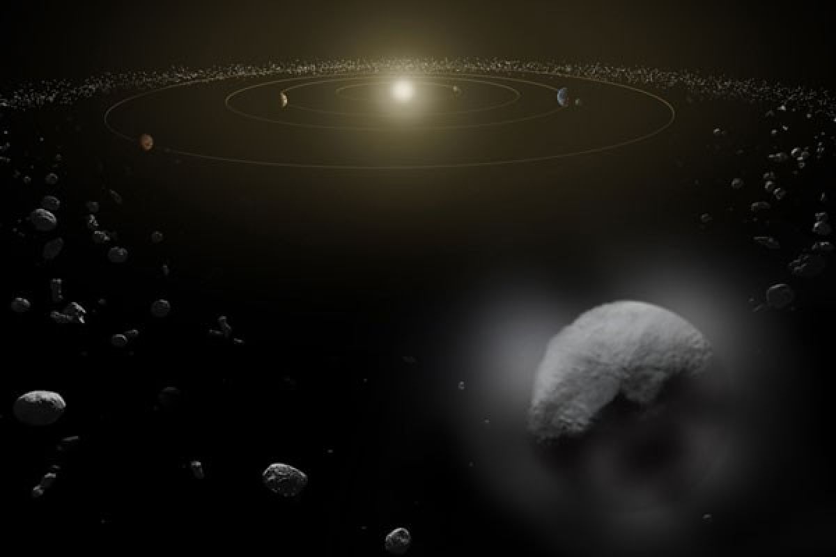 Planet kerdil Ceres semburkan uap air