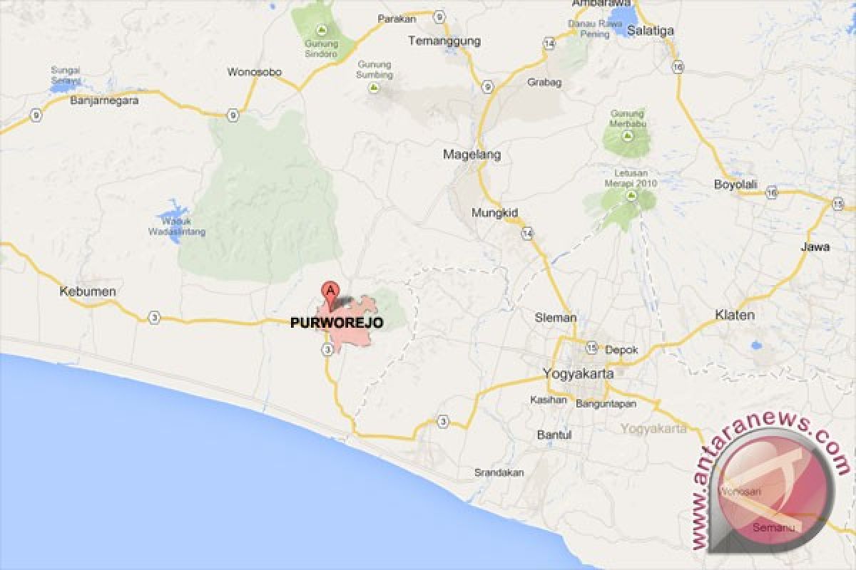 Sejumlah rumah di Purworejo rusak akibat gempa