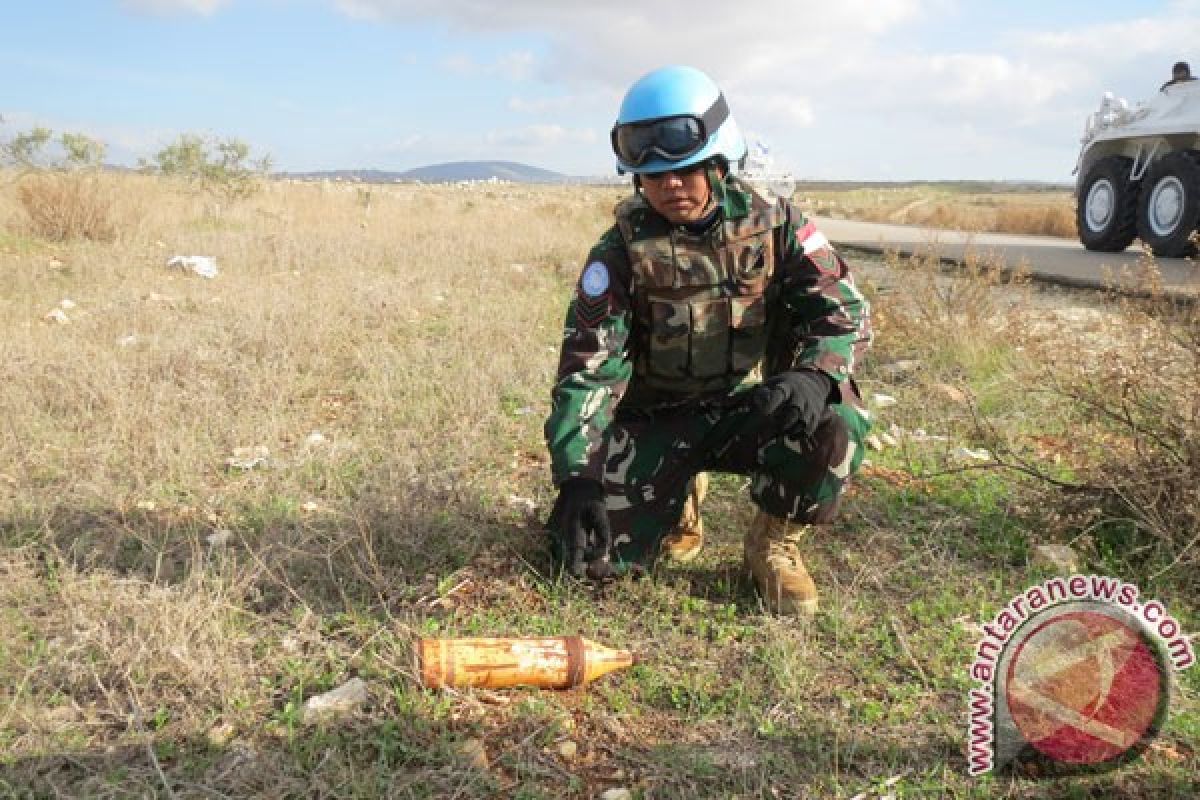 Tim patroli Indobatt temukan bom di Lebanon