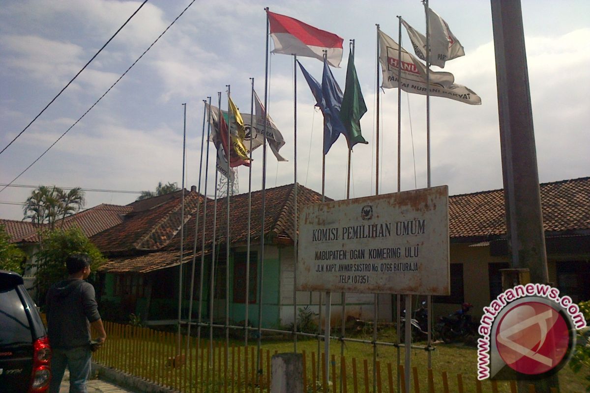 Nasdem OKU pertanyakan bendera partai tak dipasang