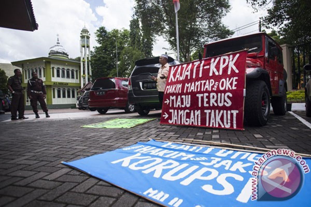 Aksi Dukung Pemberantasan Korupsi