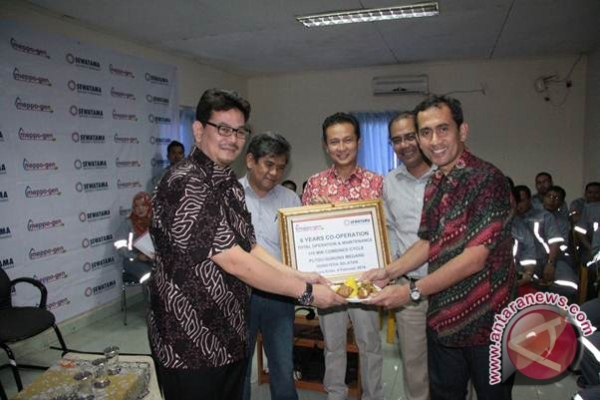 Peresmian operasional PLTGU PT Meppo Muaraenim