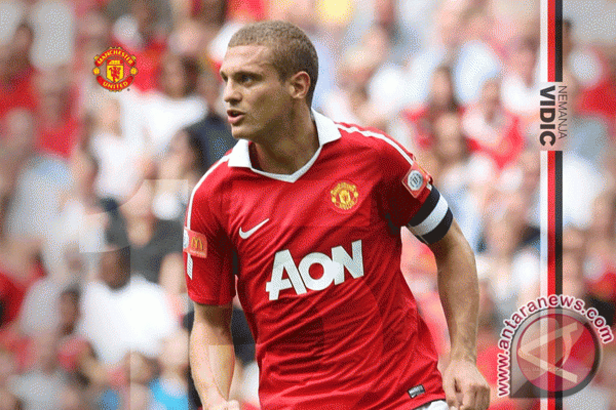 Vidic tetap kapten United sampai akhir musim