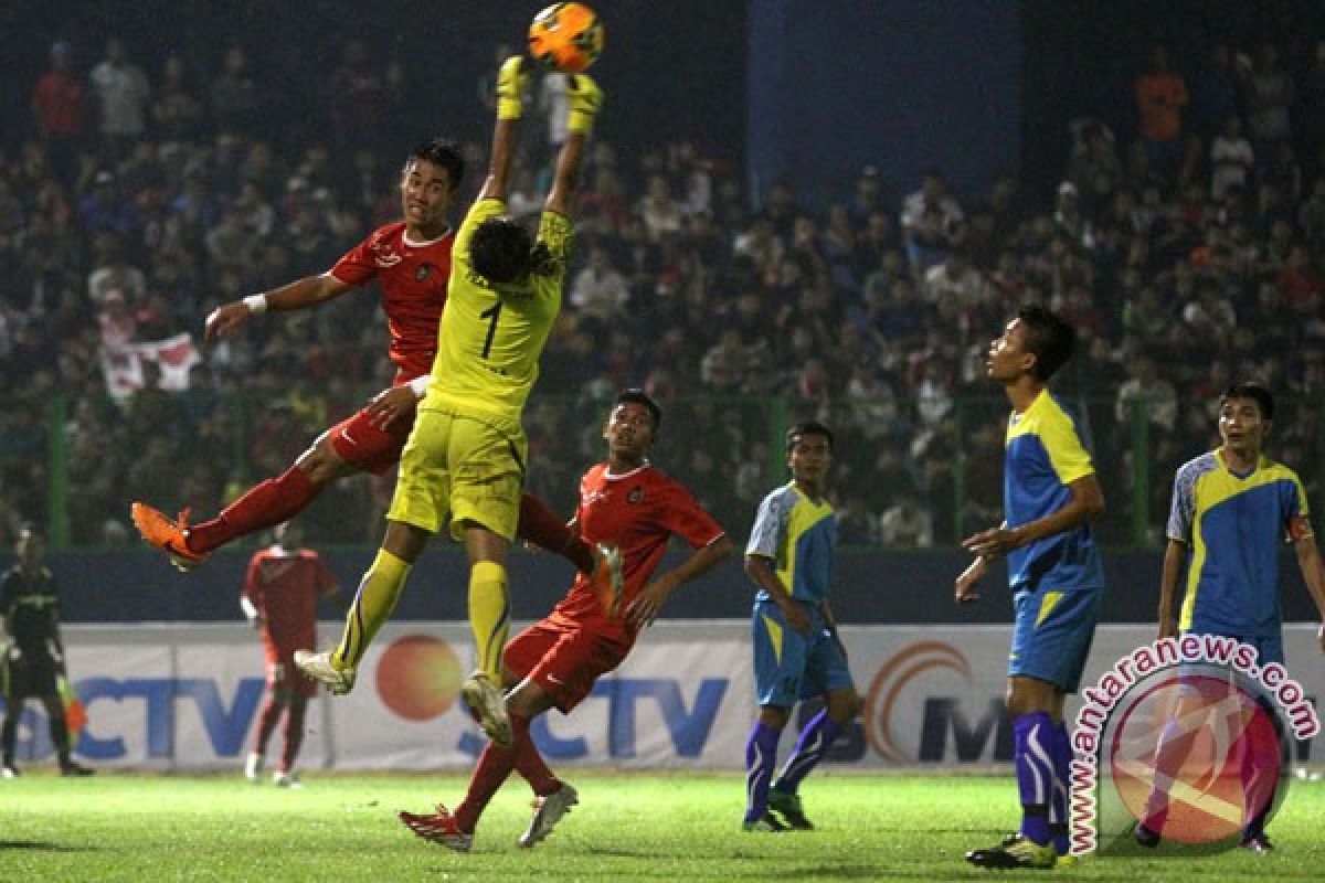 Babak pertama: Timnas U-19 vs Pra PON DIY 1-2