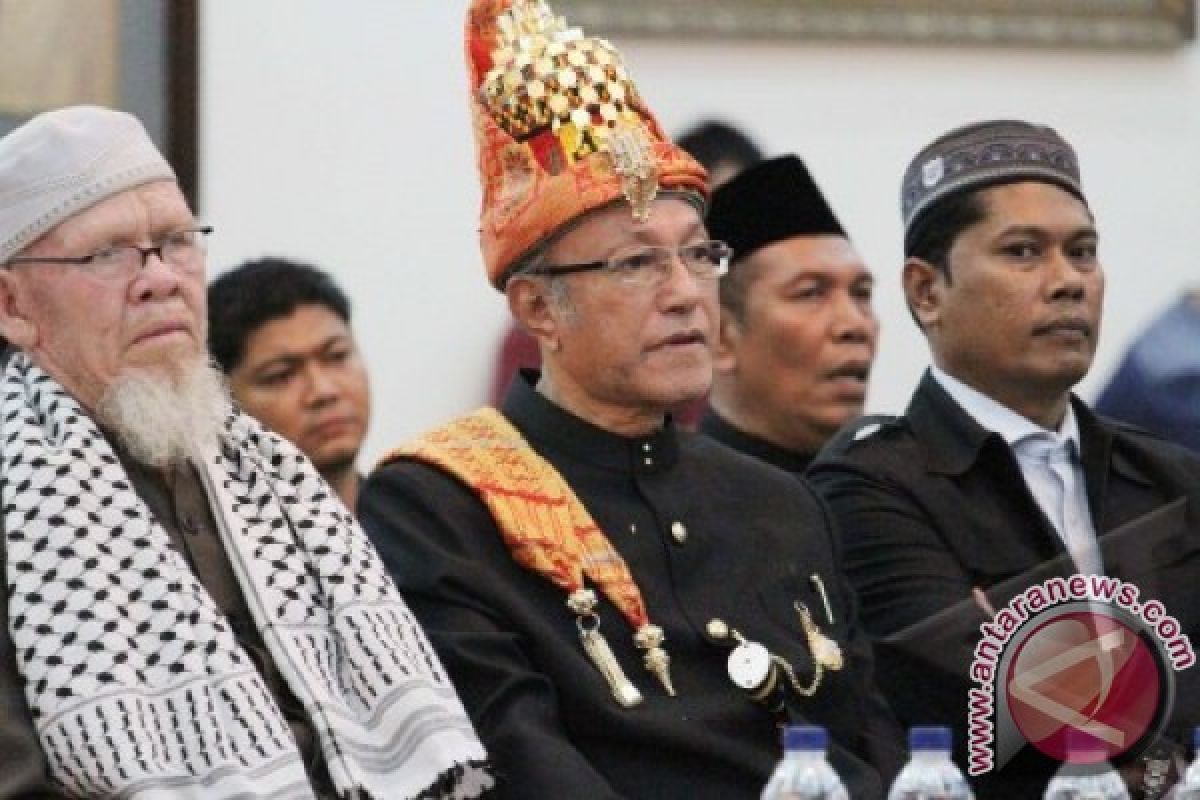 Wali Nanggroe: Kemakmuran Aceh Belum Terwujud