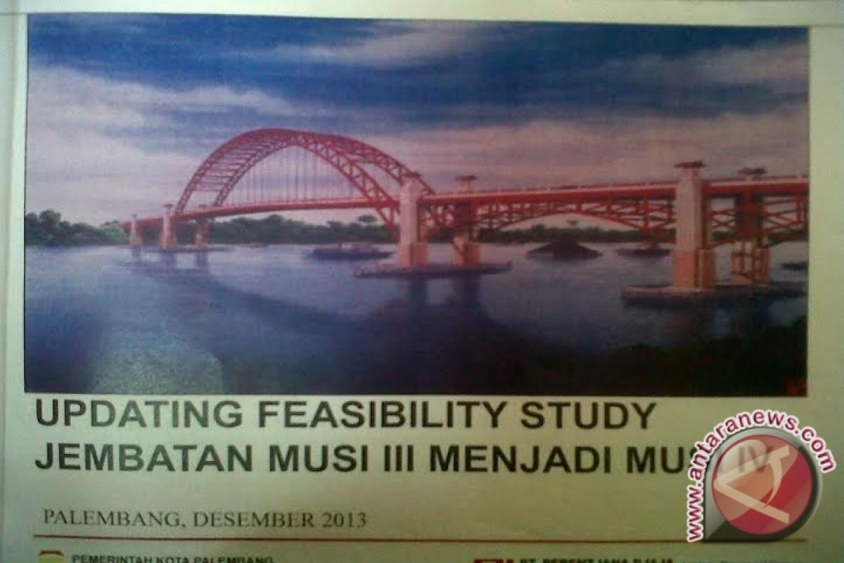 Jembatan Musi VI tahapan perencanaan 