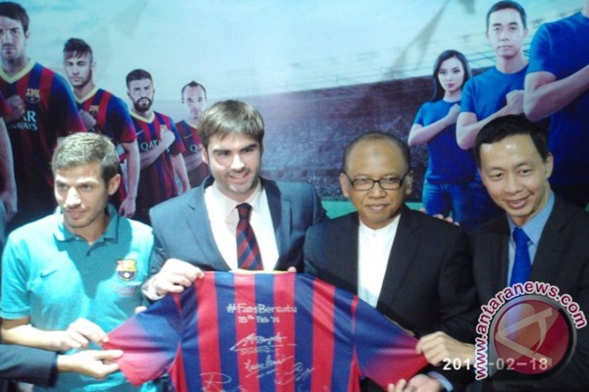 Barcelona akan latih satu klub Liga Super Indonesia