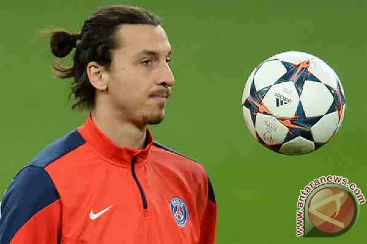 Ibrahimovic absen di PSG saat hadapi Barcelona