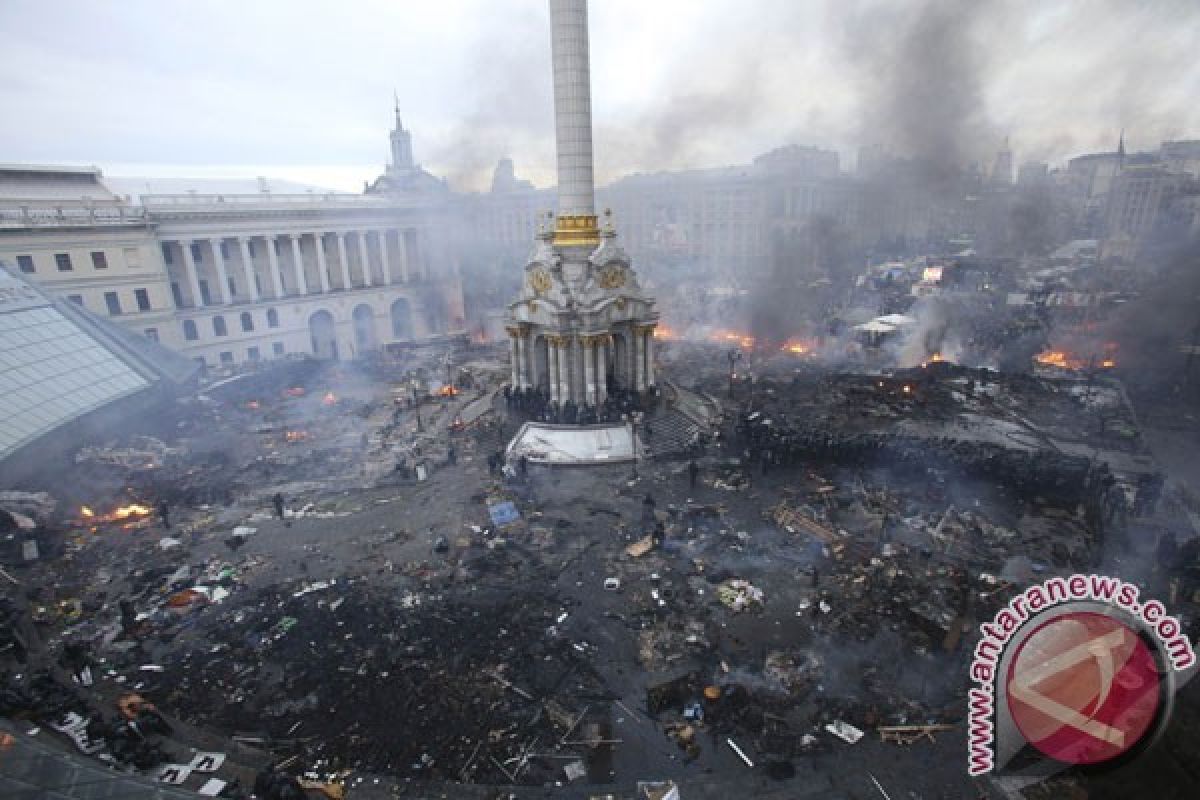 Bentrokan baru pecah di Ukraina, buyarkan gencatan senjata