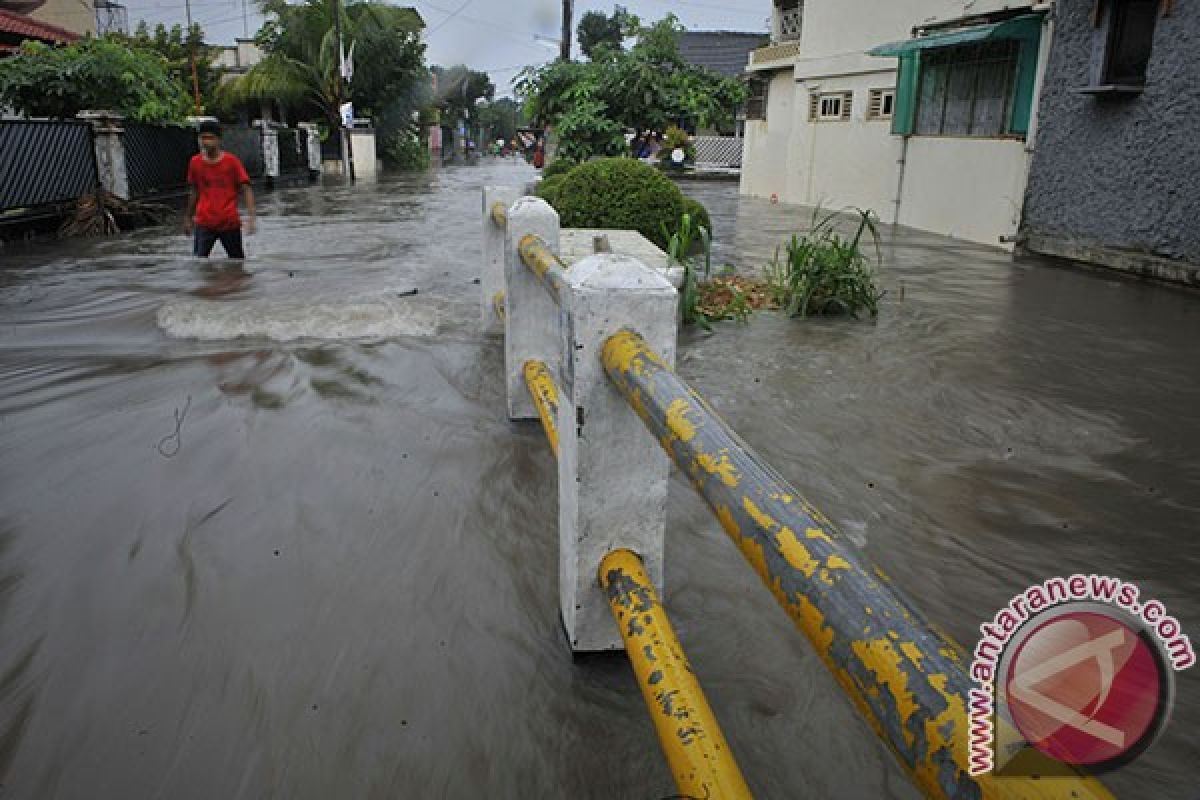 Sembilan titik banjir di Kota Tangerang