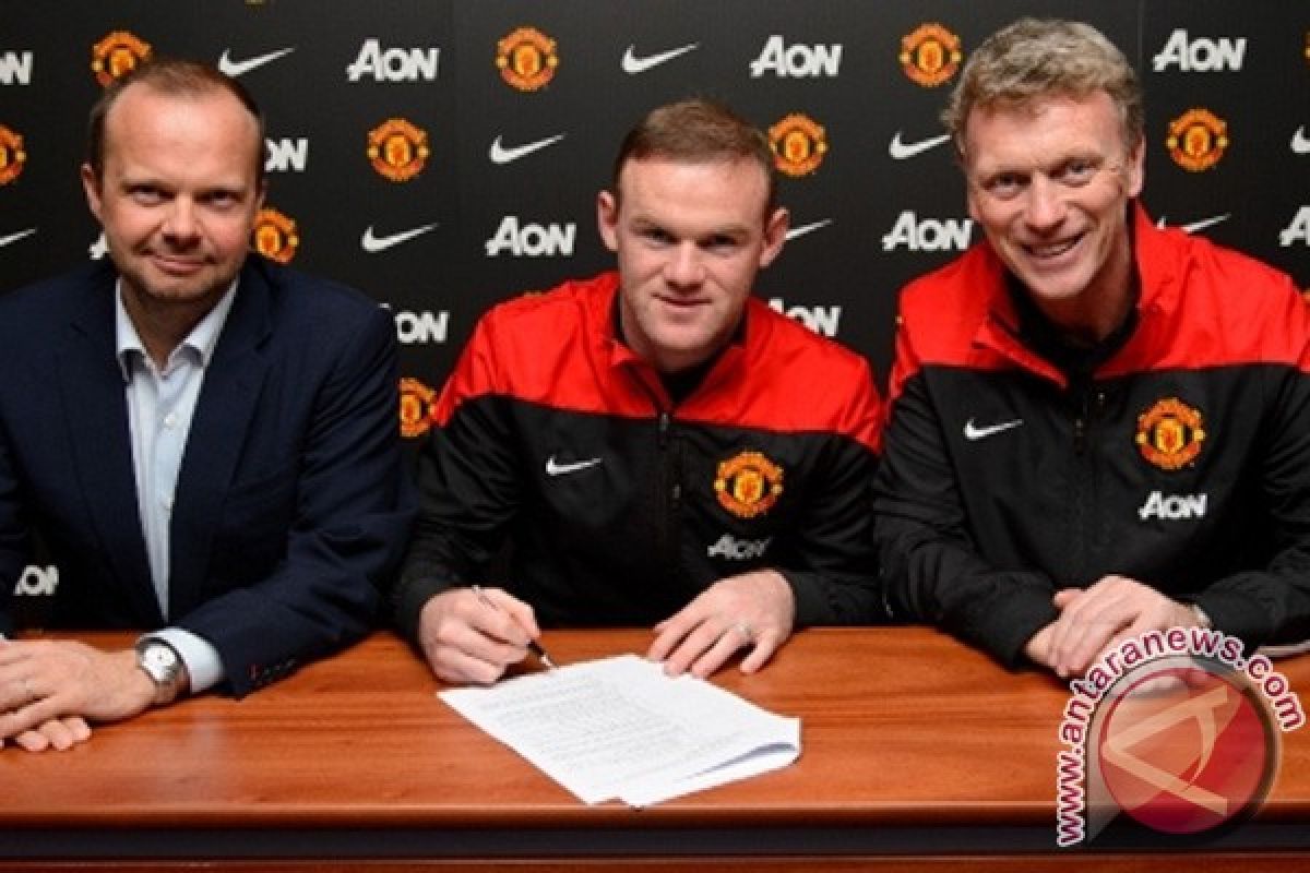 Manchester United perpanjang kontrak Rooney sampai 2019