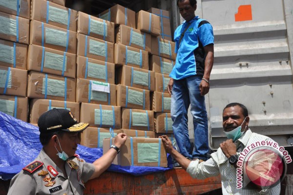 Polda Papua siap amankan droping logistik Pemilu Legislatif