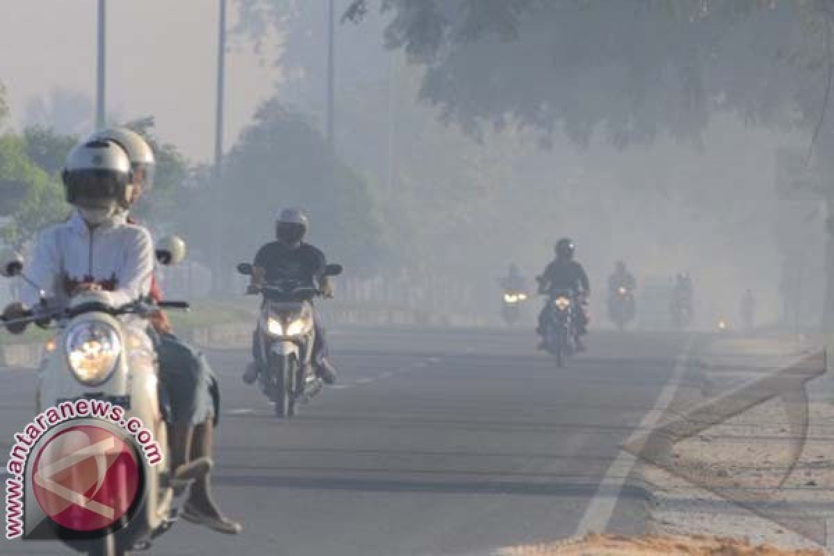 Tujuh Penerbangan Ditunda Akibat Asap