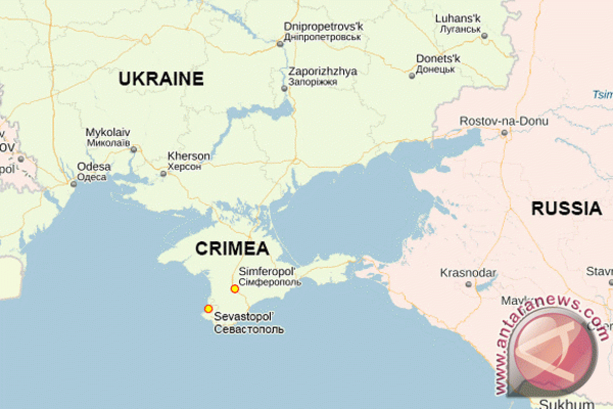 Tiga kota Ukraina Selatan ingin bergabung dengan Krimea