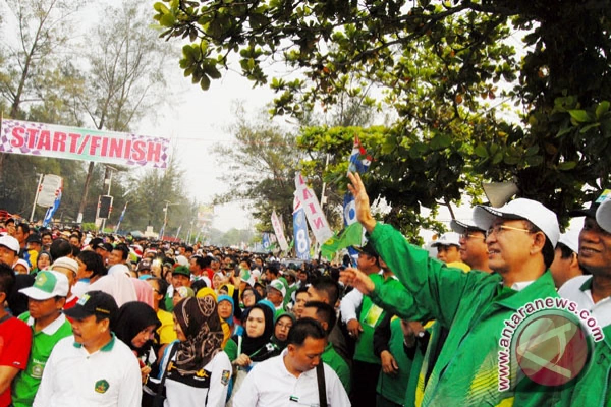 Ribuan warga ikuti jalan sehat kerukunan beragama  