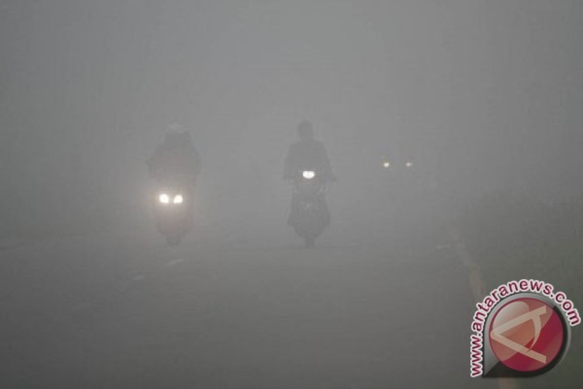 Kabut asap mulai melanda Binjai