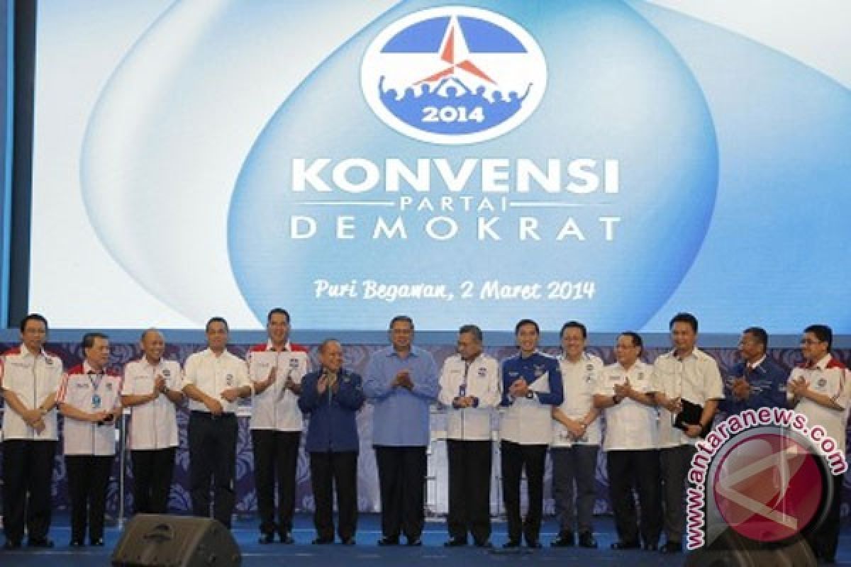 Demokrat akhiri konvensi capres pada Minggu