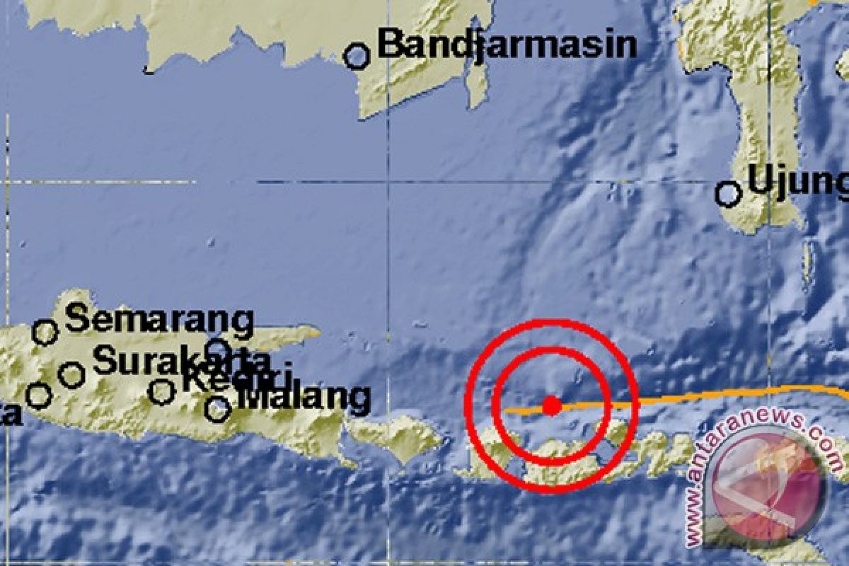 Gempa 5,3 skala richter dekat Lombok Utara