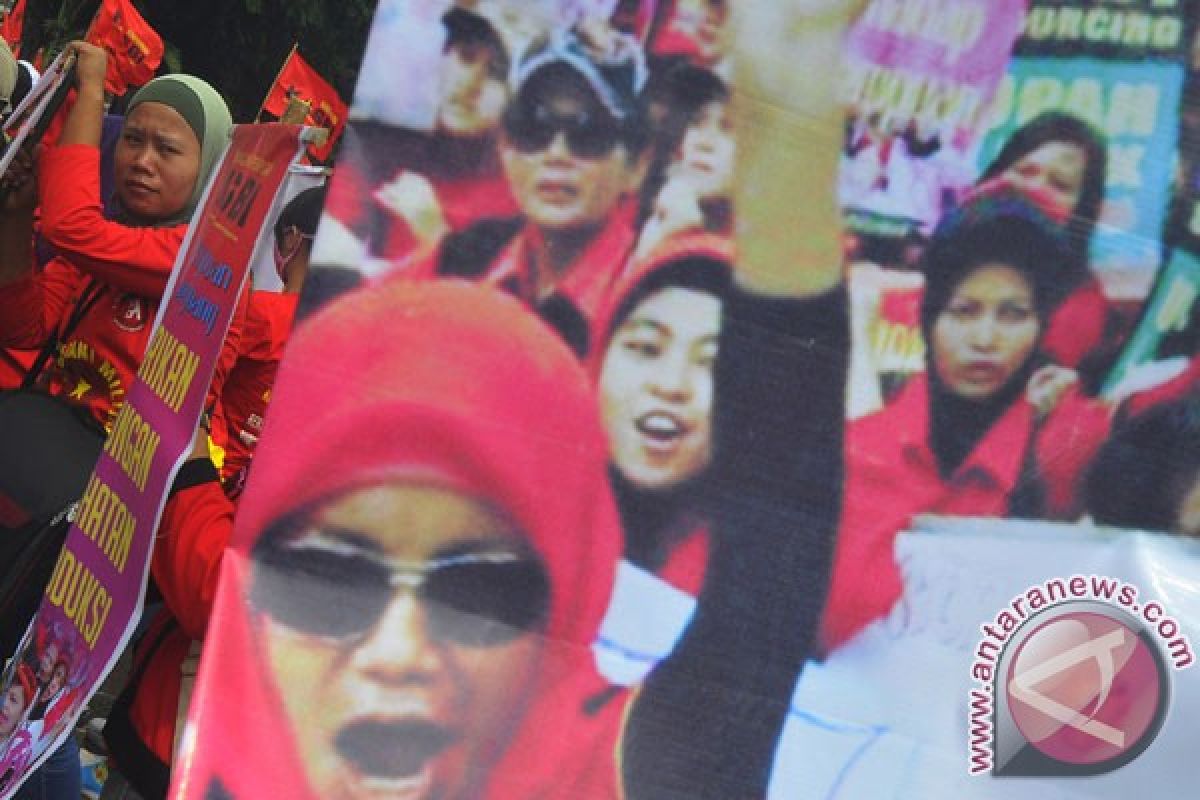 Buruh perempuan desak hentikan kekerasan berbasis gender