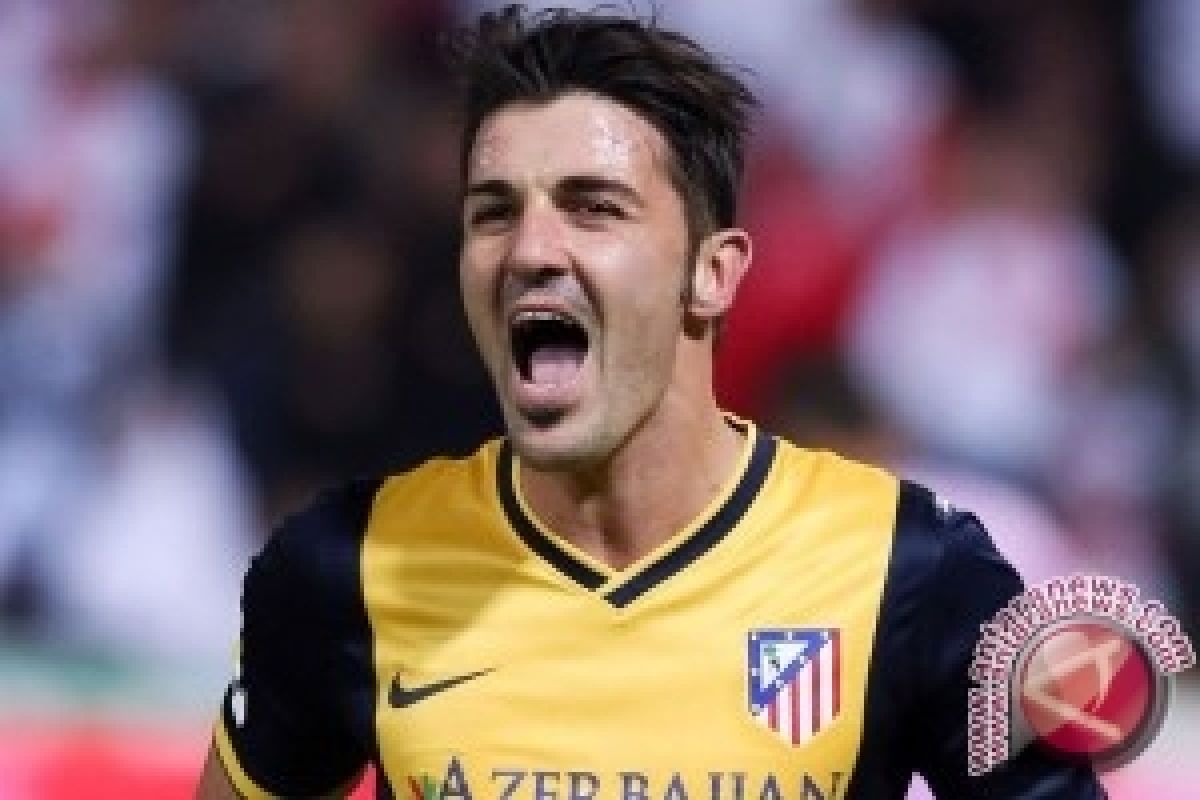 David Villa Bawa Atletico Ke Puncak La Liga