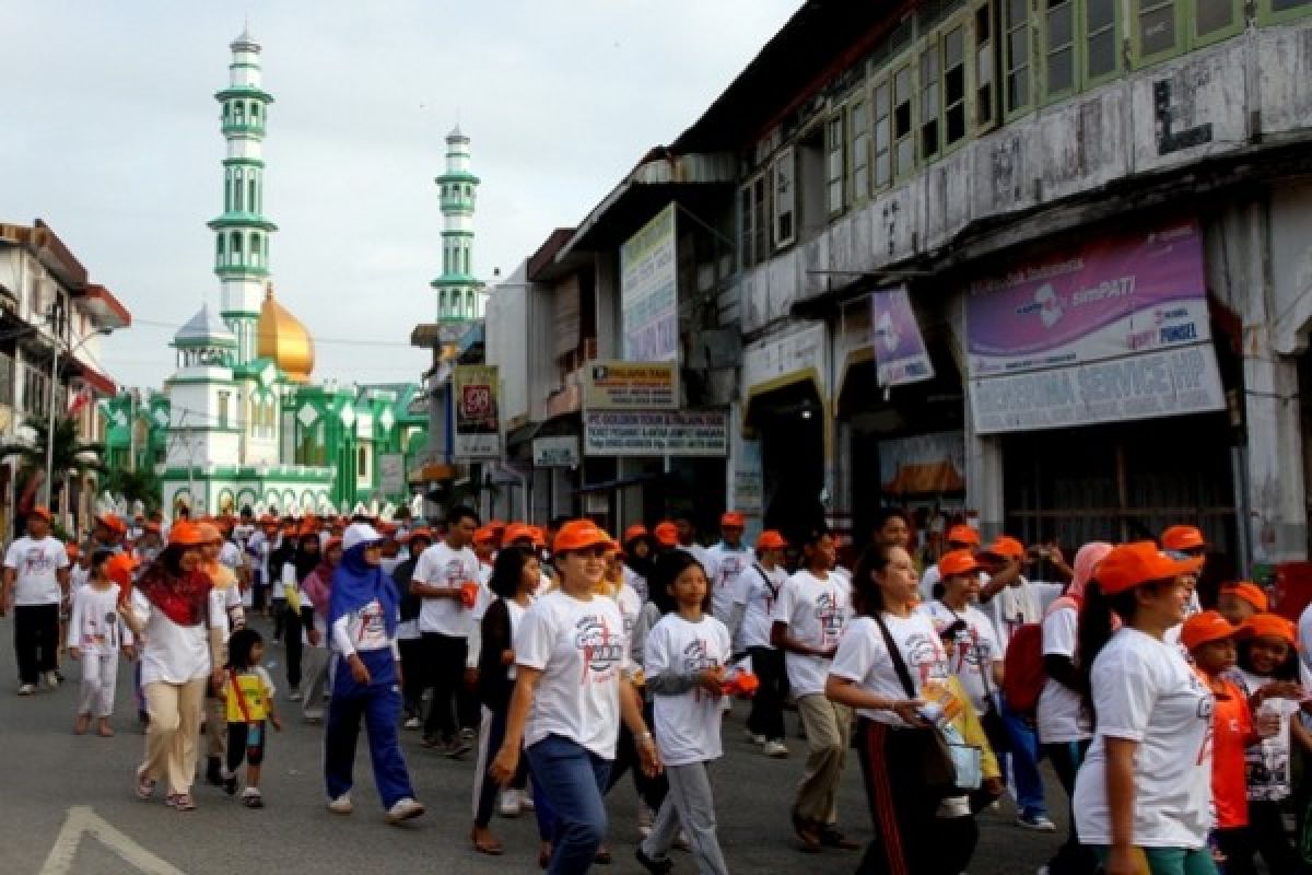 25.000 Peserta Ikut Gerak Jalan Pemilu se-Kalbar 