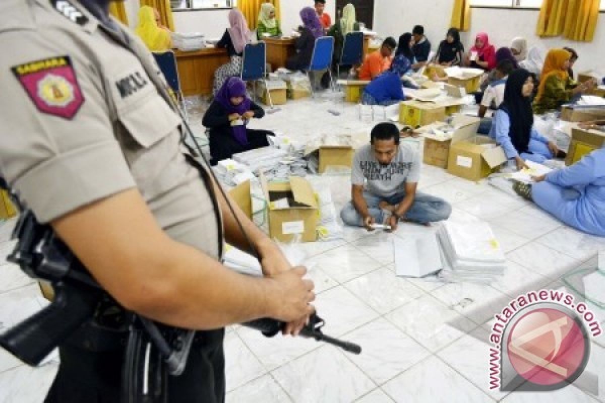 KIP Aceh Tenggara mulai lipat surat suara