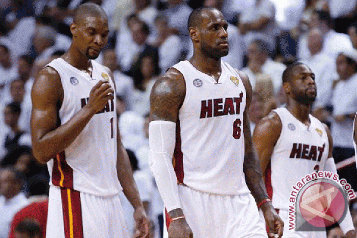 Miami Heat unggul 3-0 di playoff lawan Bobcats