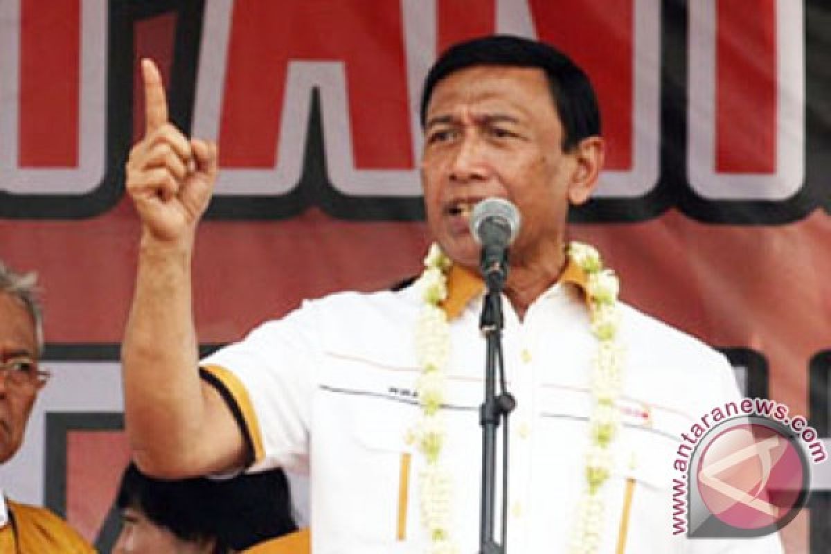 Wiranto klaim Hanura bersih dari korupsi