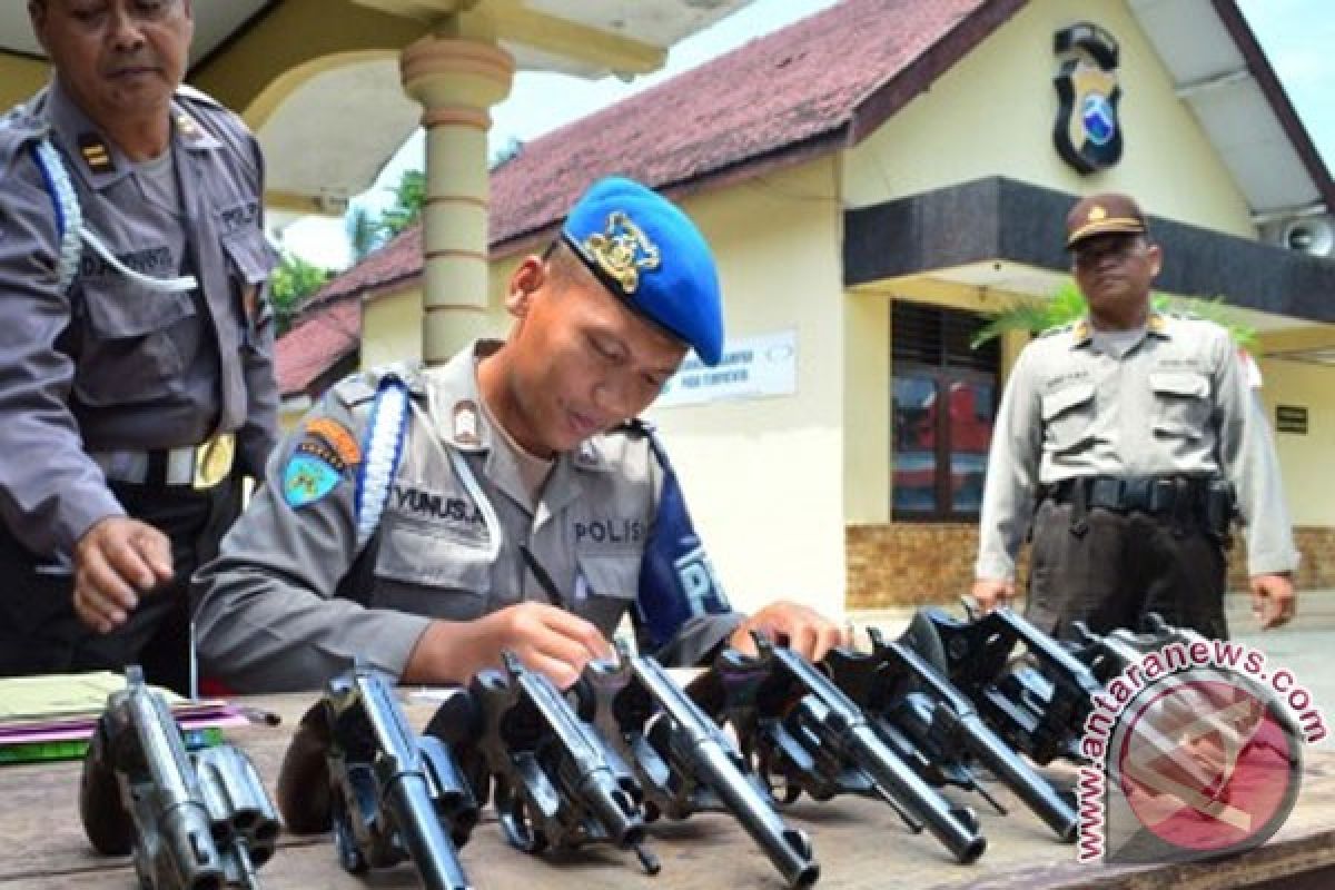 354 senjata api anggota Polresta Bogor diperiksa