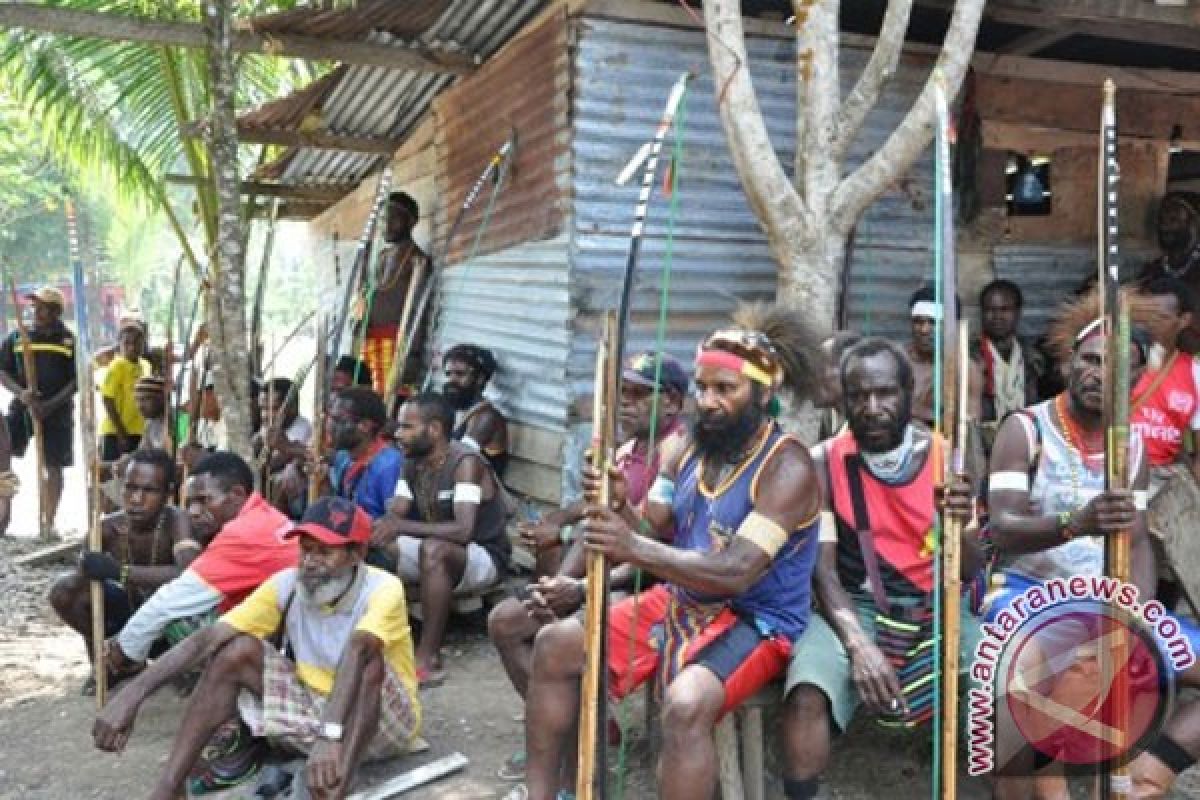 TNI dan polisi hentikan perang antar kampung Asmat