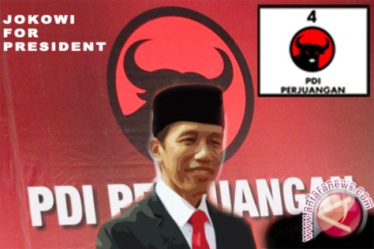 Jokowi: PDI-P menang, jalanan tidak ada yang rusak