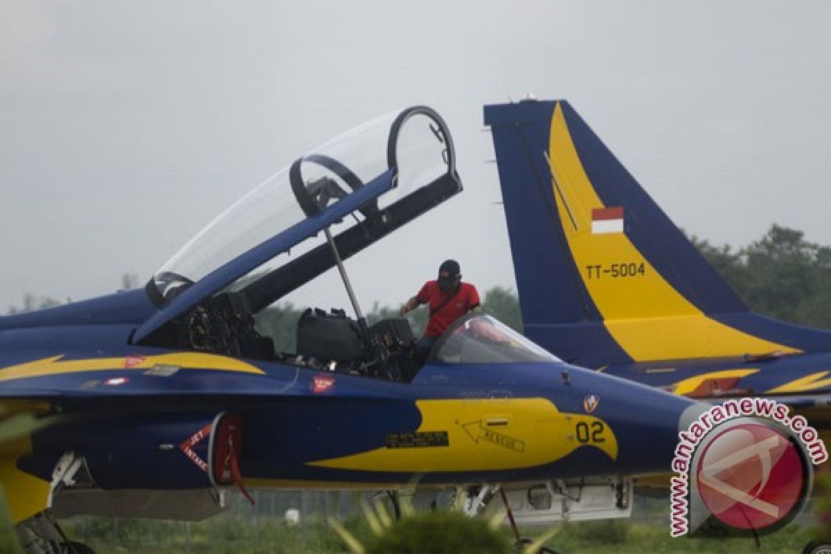 Enam T-50i Golden Eagle mendarat di Pangkalan TNI AU Balikpapan