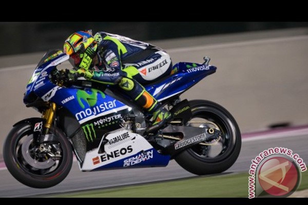 Rossi tampil buruk dalam latihan MotoGP Inggris