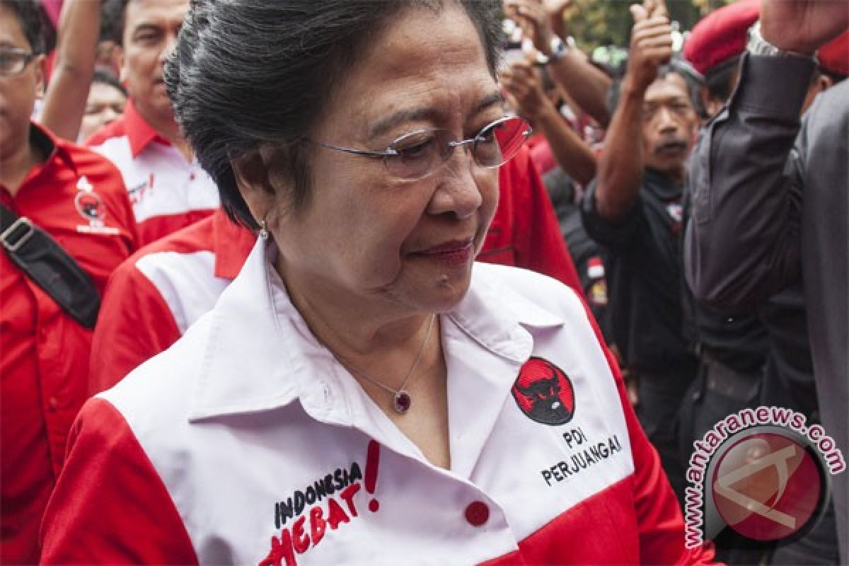 PDIP menang telak di TPS Megawati