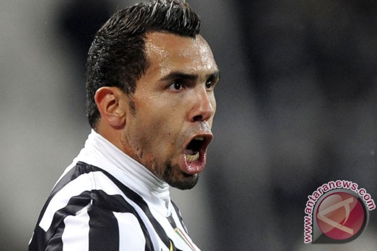 Tevez pencetak gol terbanyak