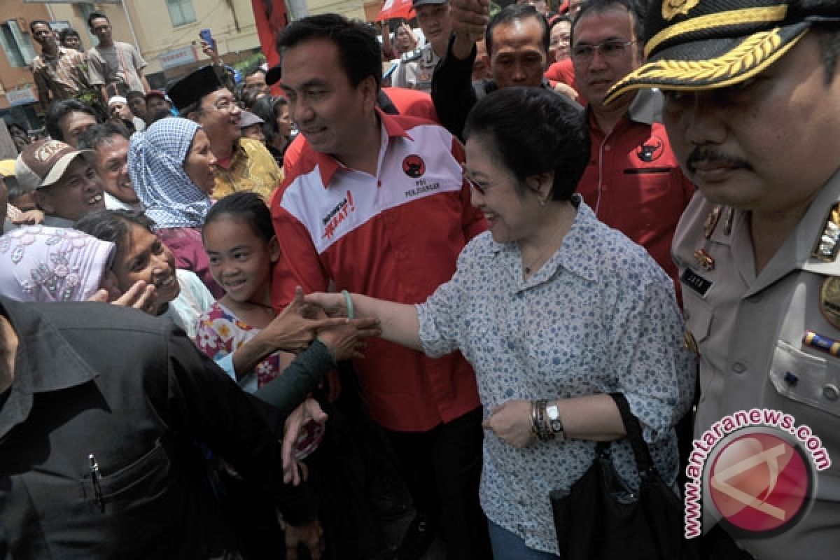 Megawati akan blusukan ke Pasar 16 Ilir