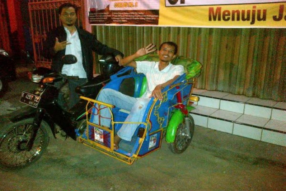 Caleg PKS Jateng advokasi penarik becak motor