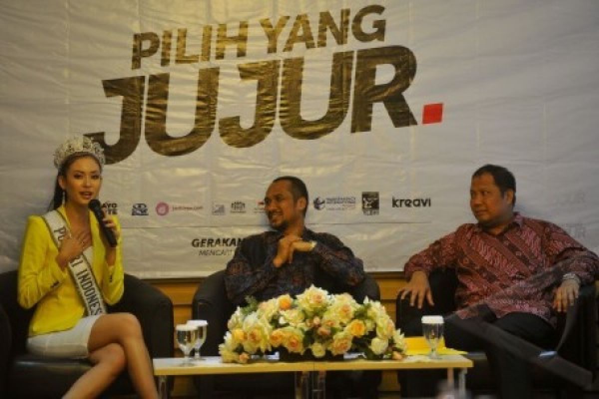 KPK Luncurkan Kampanye Jujur Bersama Puteri Indonesia