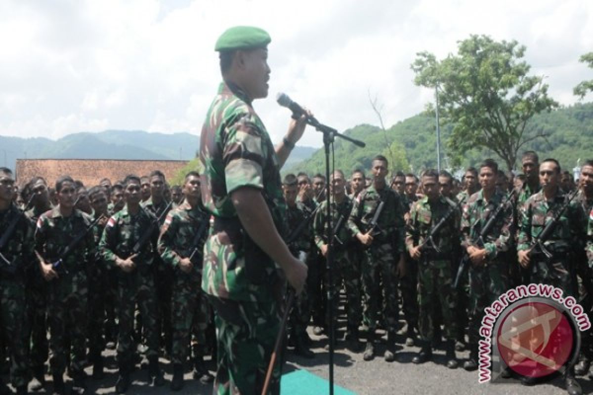 650 prajurit TNI diberangkatkan ke perbatasan Timor Leste