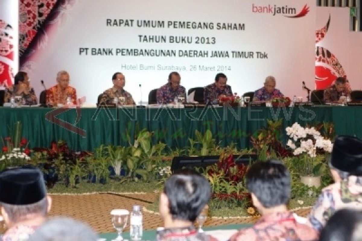 Pencairan Kredit Bank Jatim Menurun Akibat Perlambatan Ekonomi Global