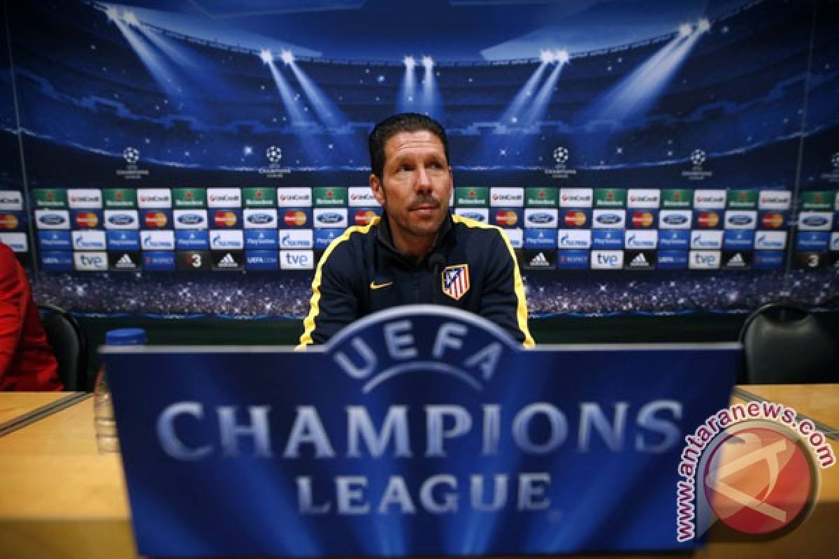 Simeone: Atletico fokus pada peringkat ketiga Liga Champions