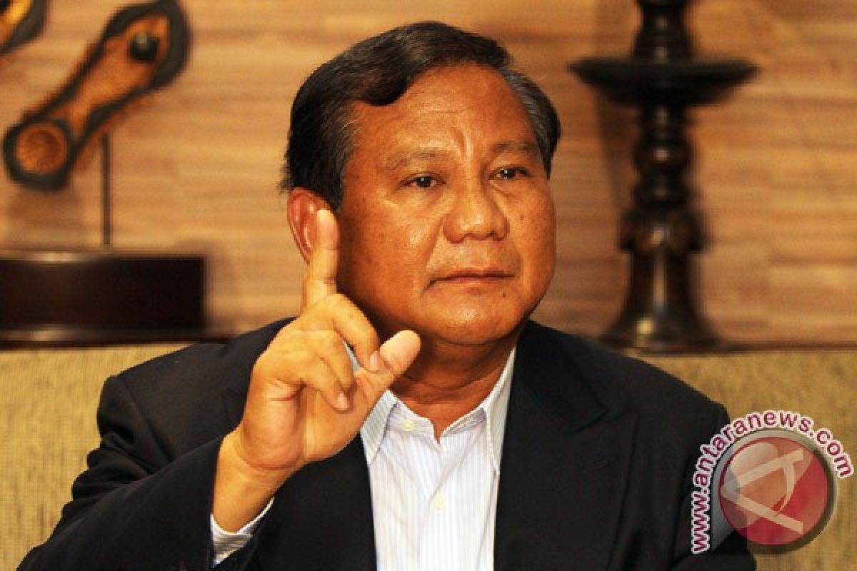 Prabowo to develop greater Indonesia coalition
