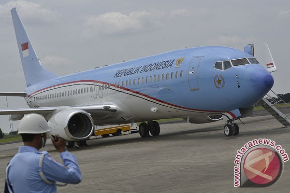New presidential aircraft arrived in Halim air base