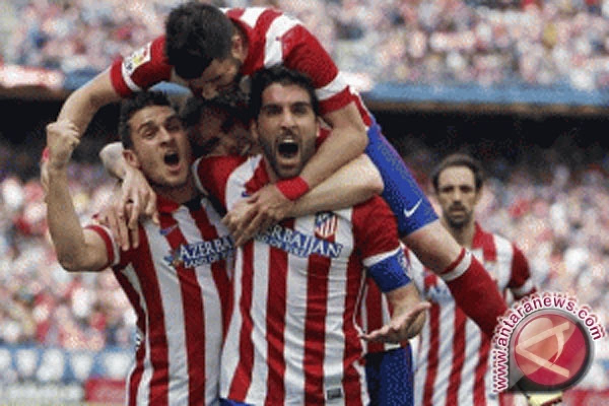 Liga Champions - Atletico Madrid ke perempatfinal usai tahan Leverkusen