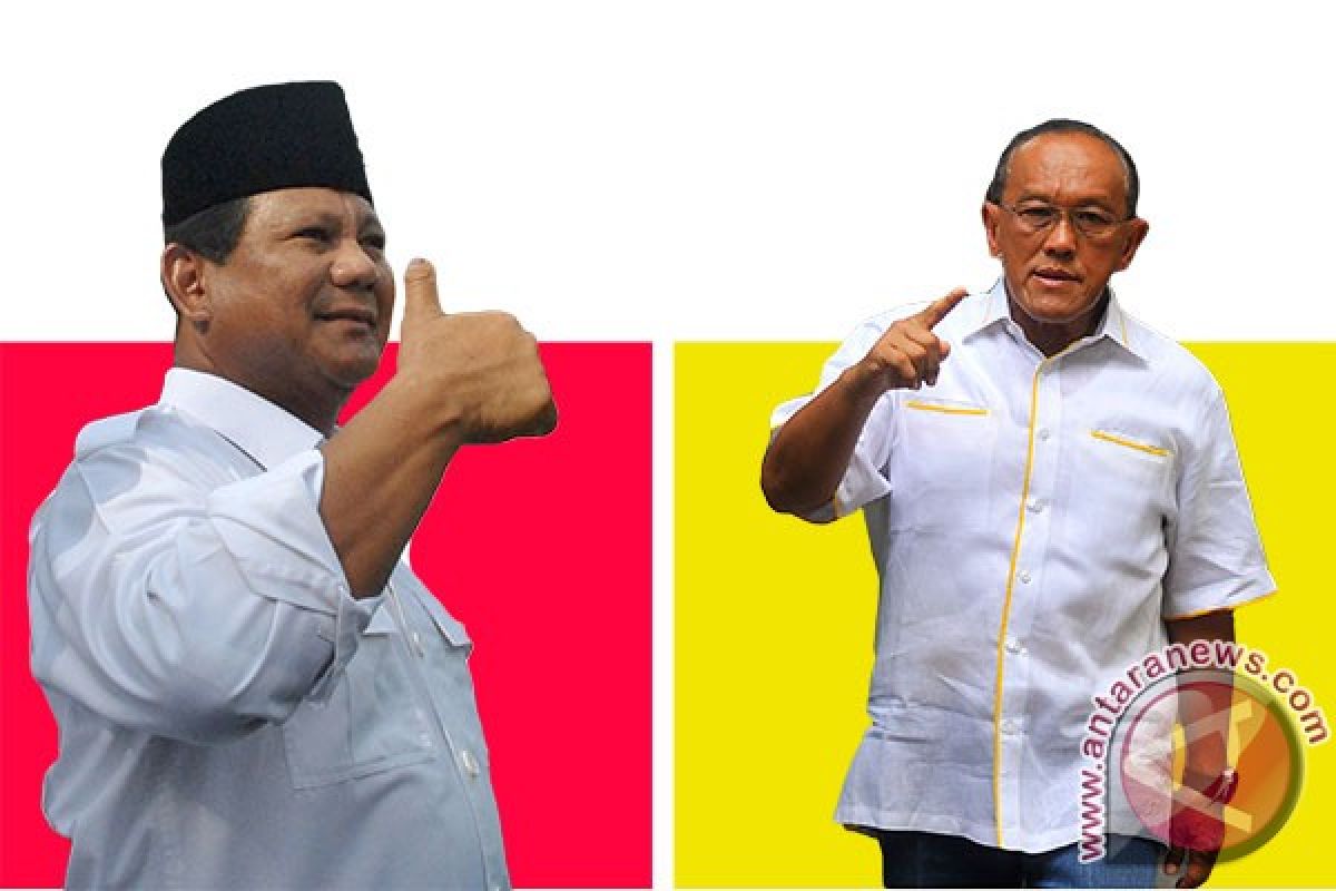 Prabowo dan Aburizal pesan jutaan kaos harga Rp8.000