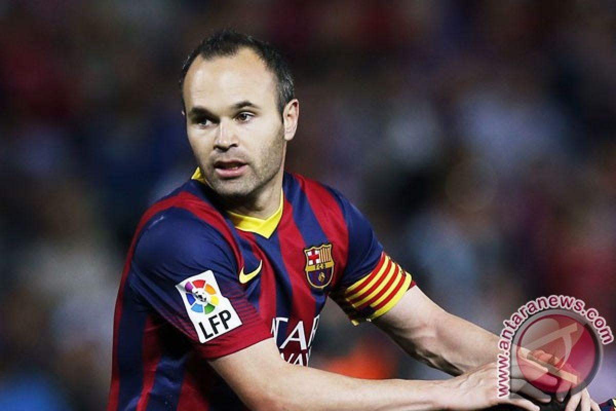 Iniesta: Sevilla akan membuat Barca menderita